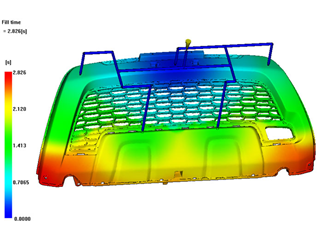 MoldFlow analysis